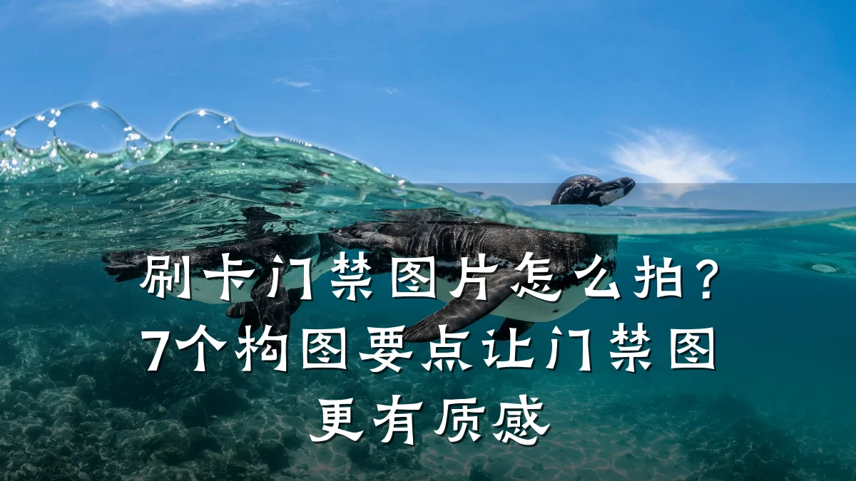 刷卡门禁图片怎么拍？7个构图要点让门禁图更有质感