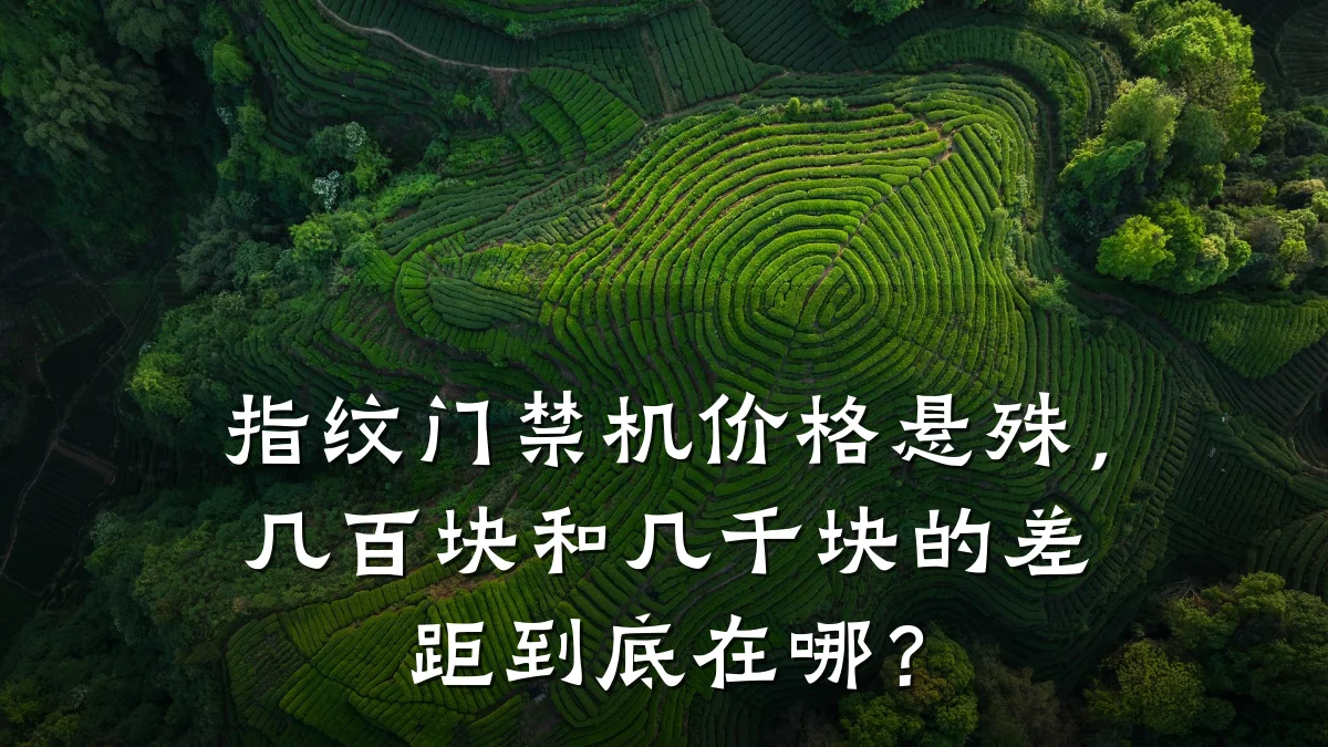 指纹门禁机价格悬殊，几百块和几千块的差距到底在哪？