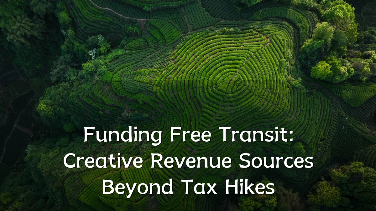 Funding Free Transit: Creative Revenue Sources Beyond Tax Hikes