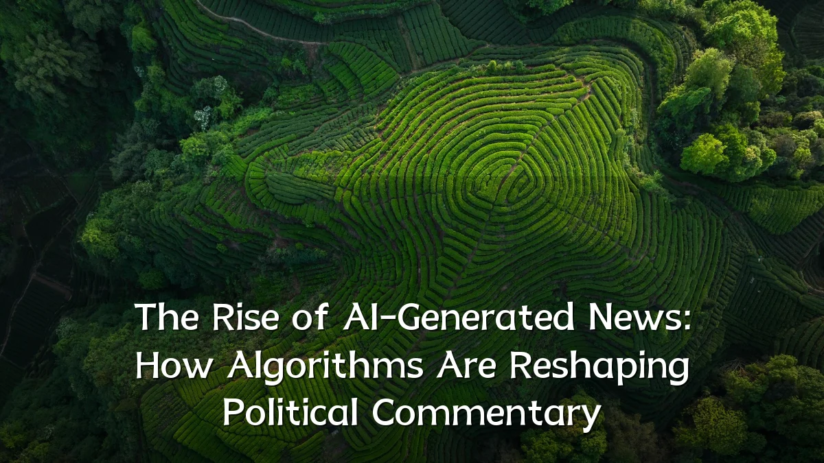 The Rise of AI-Generated News: How Algorithms Are Reshaping Political Commentary