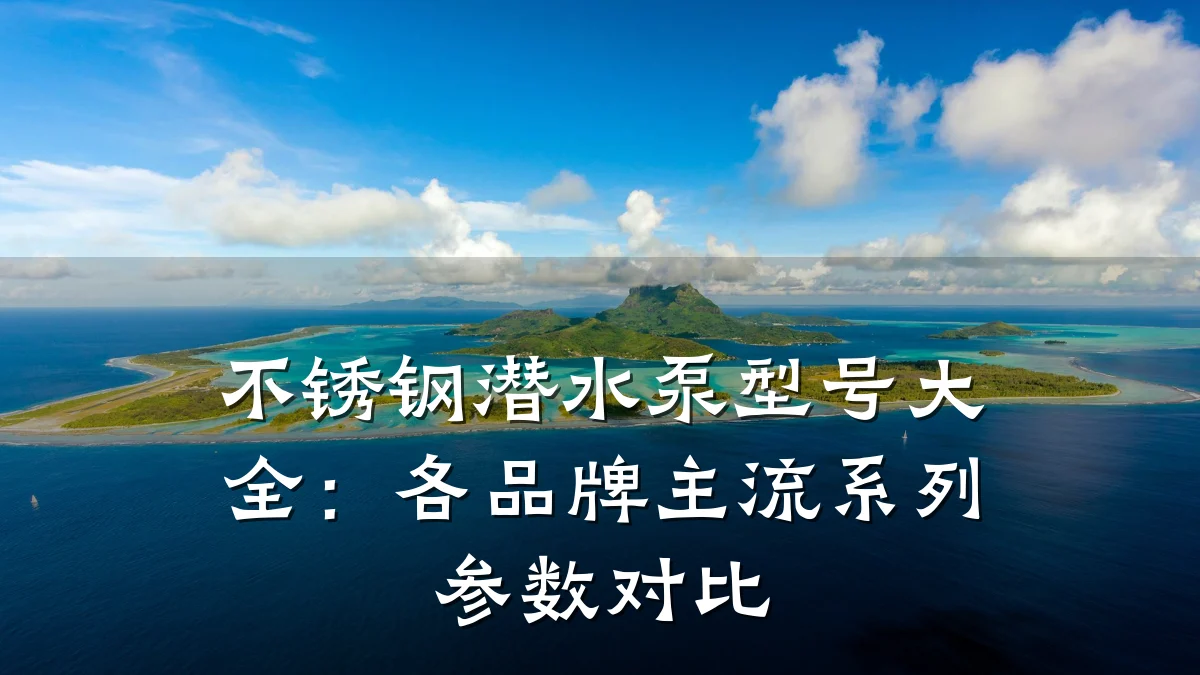 不锈钢潜水泵型号大全：各品牌主流系列参数对比