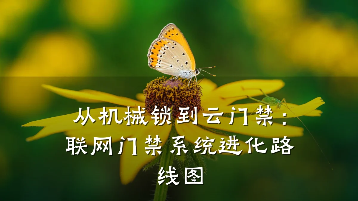 从机械锁到云门禁：联网门禁系统进化路线图
