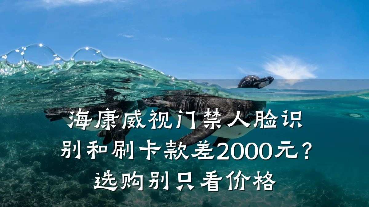 海康威视门禁人脸识别和刷卡款差2000元？选购别只看价格