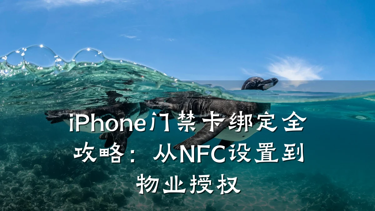 iPhone门禁卡绑定全攻略：从NFC设置到物业授权