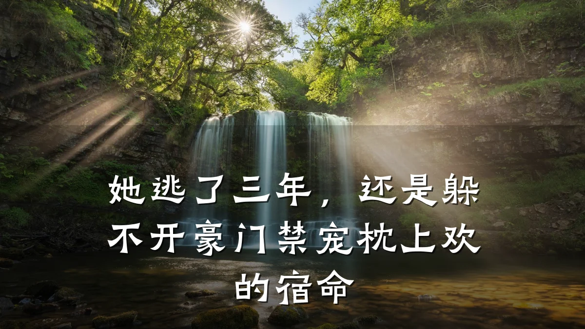 她逃了三年，还是躲不开豪门禁宠枕上欢的宿命