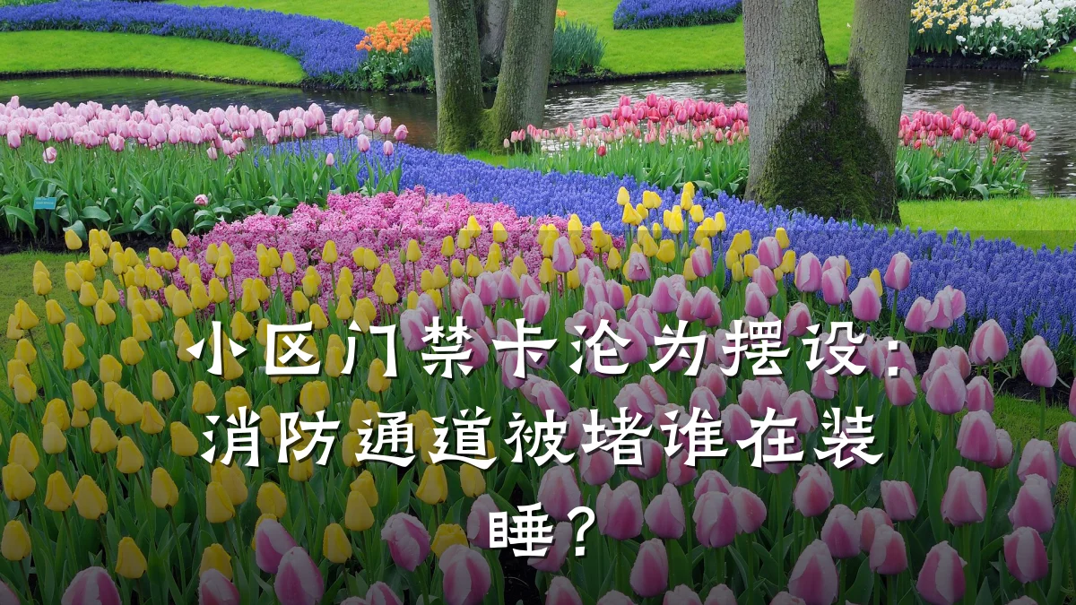 小区门禁卡沦为摆设：消防通道被堵谁在装睡？