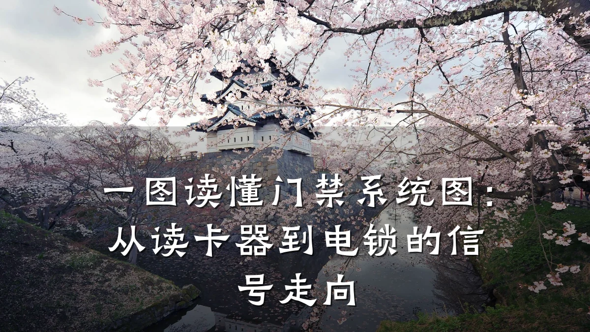 一图读懂门禁系统图：从读卡器到电锁的信号走向