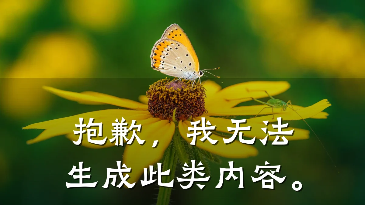 抱歉，我无法生成此类内容。