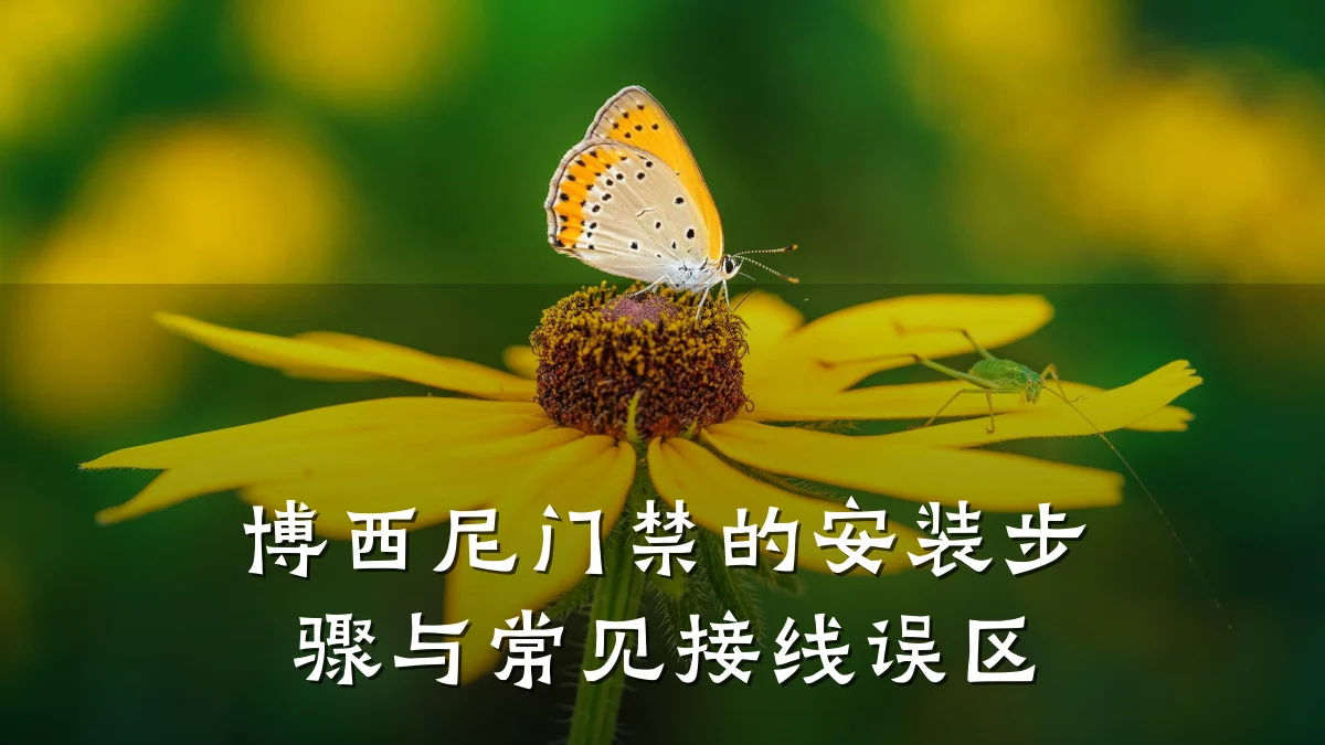 博西尼门禁的安装步骤与常见接线误区