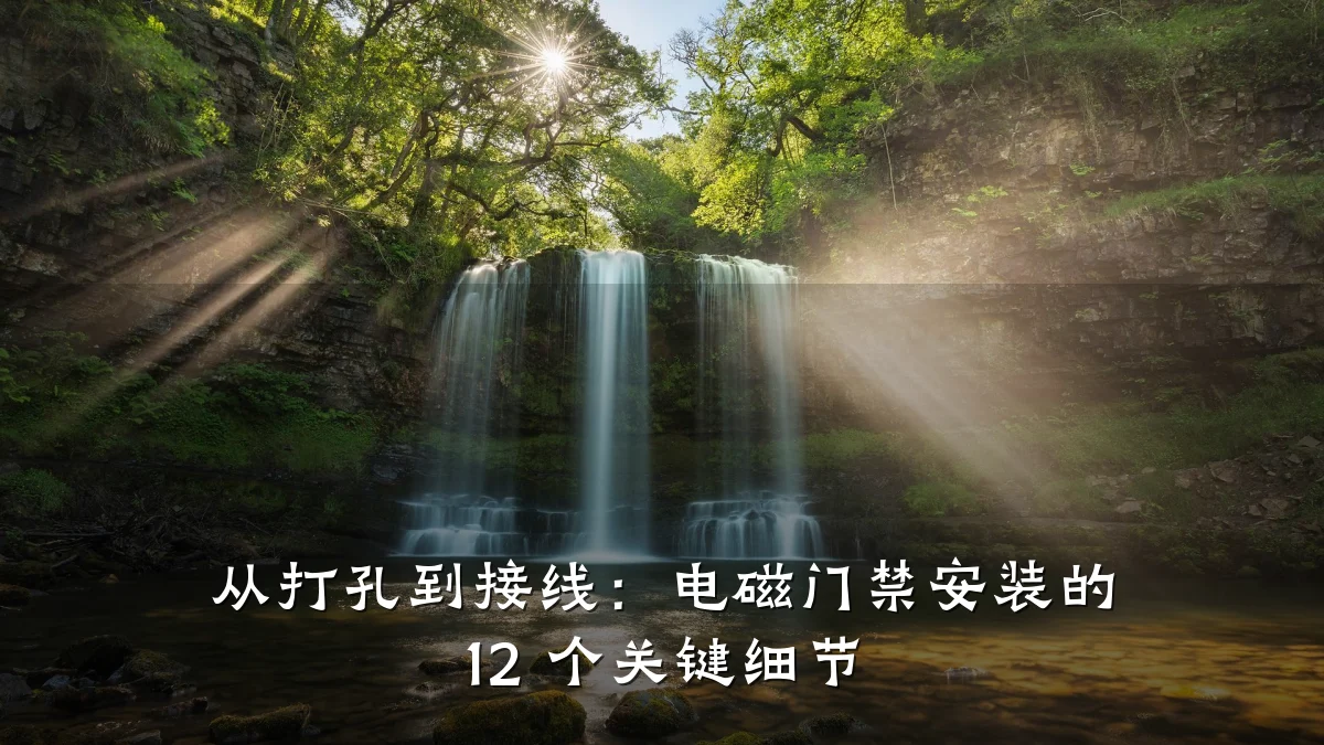从打孔到接线:电磁门禁安装的 12 个关键细节