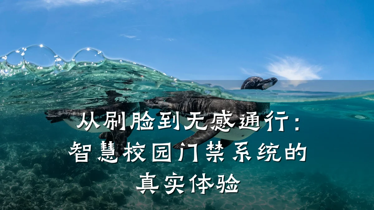 从刷脸到无感通行：智慧校园门禁系统的真实体验
