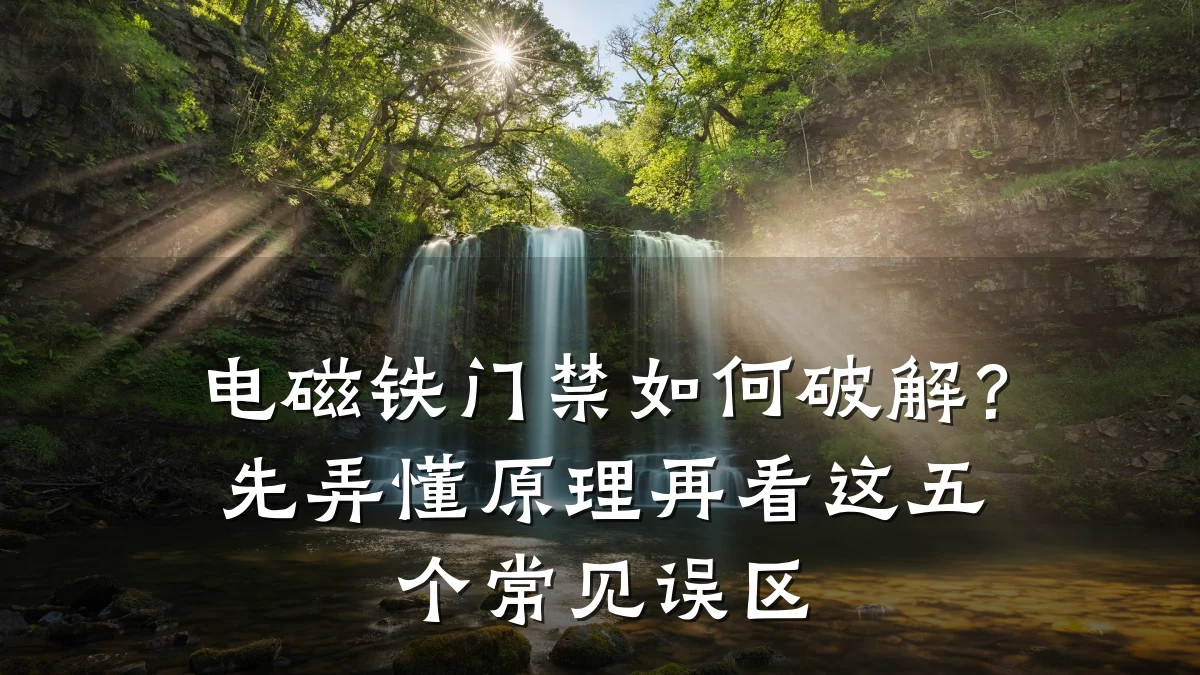 电磁铁门禁如何破解？先弄懂原理再看这五个常见误区