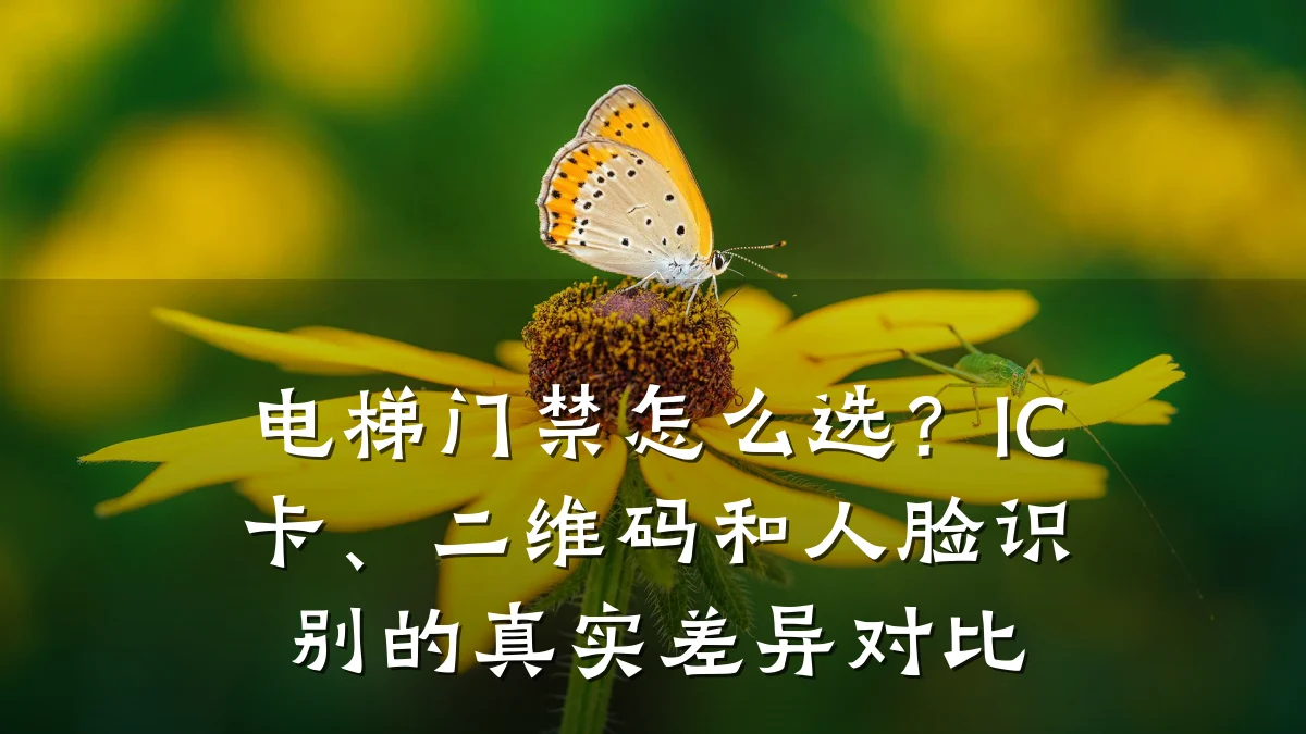 电梯门禁怎么选?IC卡、二维码和人脸识别的真实差异对比
