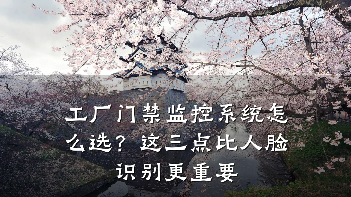 工厂门禁监控系统怎么选?这三点比人脸识别更重要