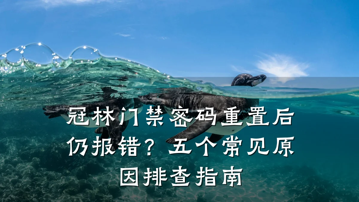 冠林门禁密码重置后仍报错？五个常见原因排查指南