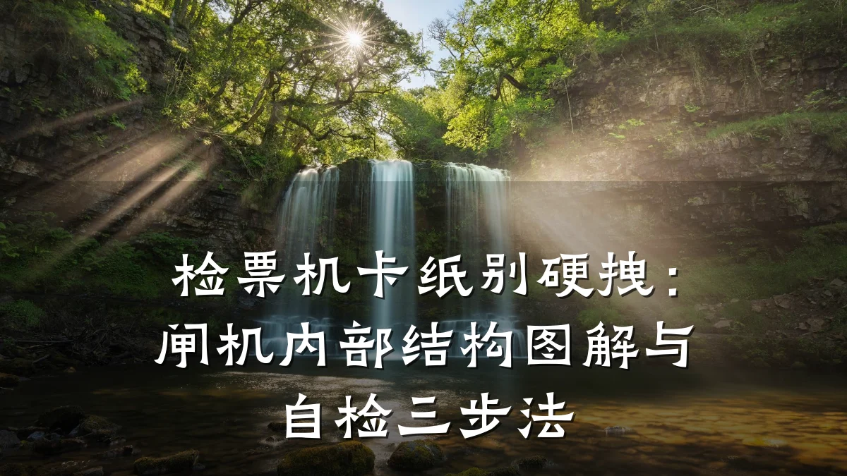 检票机卡纸别硬拽:闸机内部结构图解与自检三步法