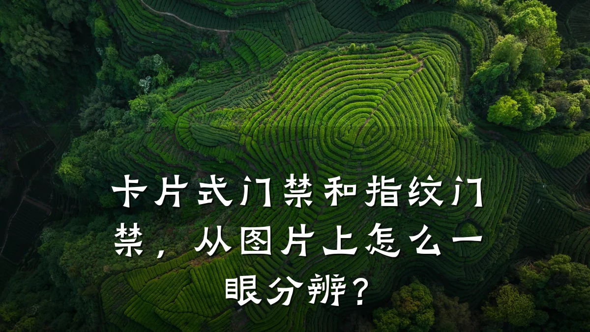 卡片式门禁和指纹门禁,从图片上怎么一眼分辨?