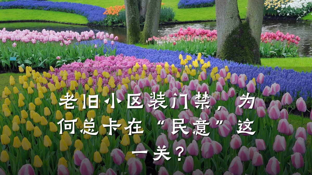 老旧小区装门禁，为何总卡在“民意”这一关？