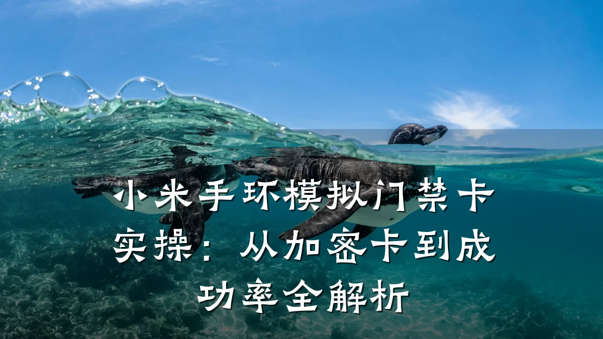 小米手环模拟门禁卡实操：从加密卡到成功率全解析