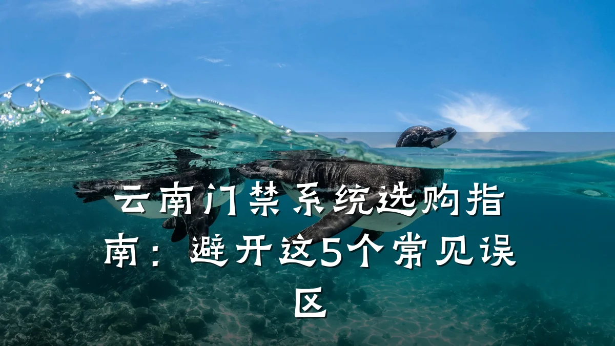 云南门禁系统选购指南：避开这5个常见误区