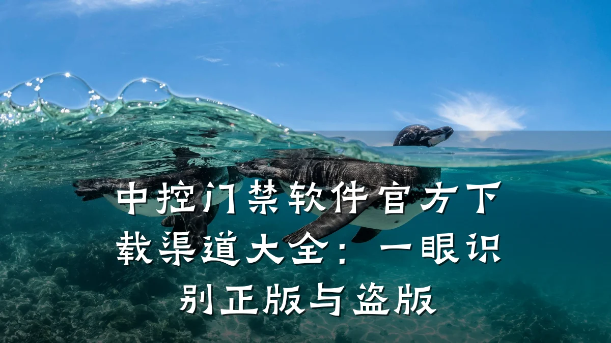 中控门禁软件官方下载渠道大全：一眼识别正版与盗版